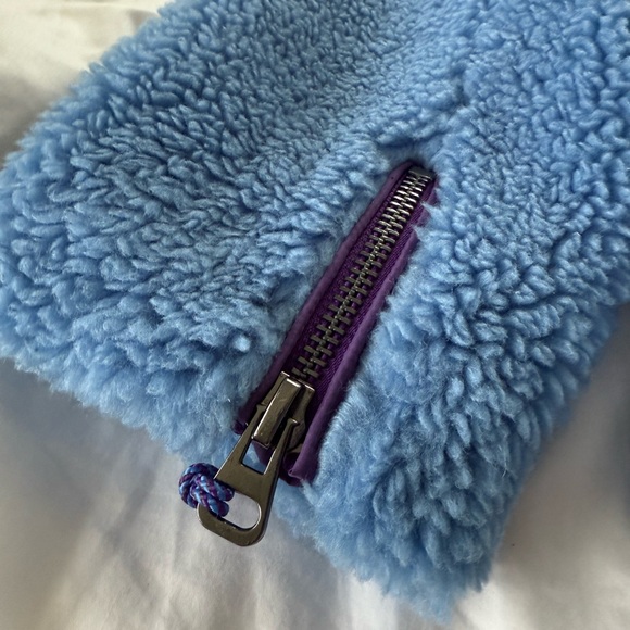 NWT Apparis Zip up fleece made in Plant Based Shearling. - Picture 8 of 10